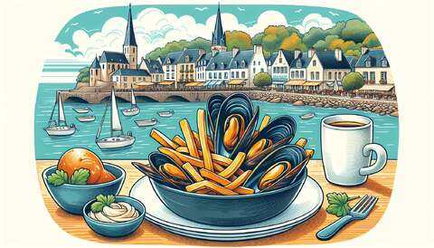 Savourez Moules et Frites à Emporter à Saint-Lunaire