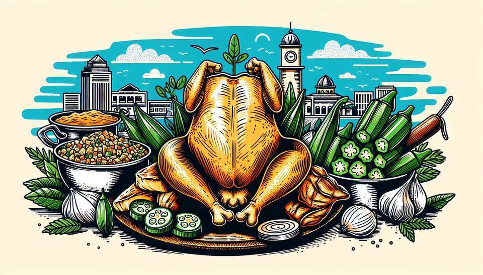 Delícias de Frango e Quiabo em Belo Horizonte”>