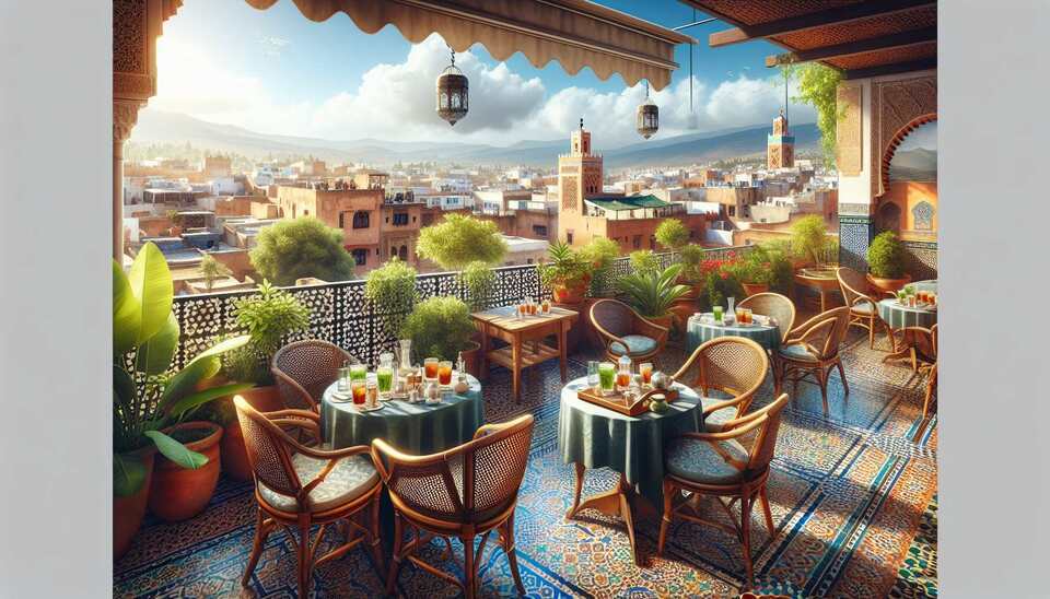 Geniet van Terrasrestaurants in Fes: Uitgaansmogelijkheden>