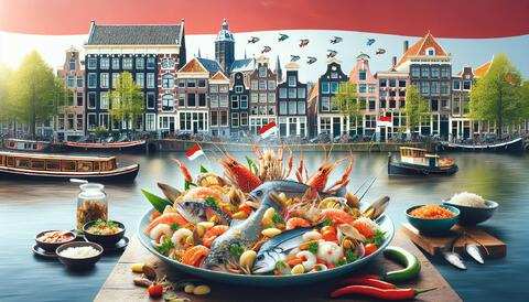 Delicious Indonesian Fish Delights in Amsterdam