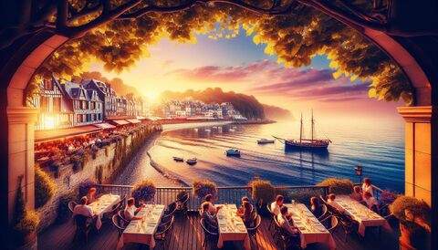 Restaurants à Honfleur avec vue sur mer