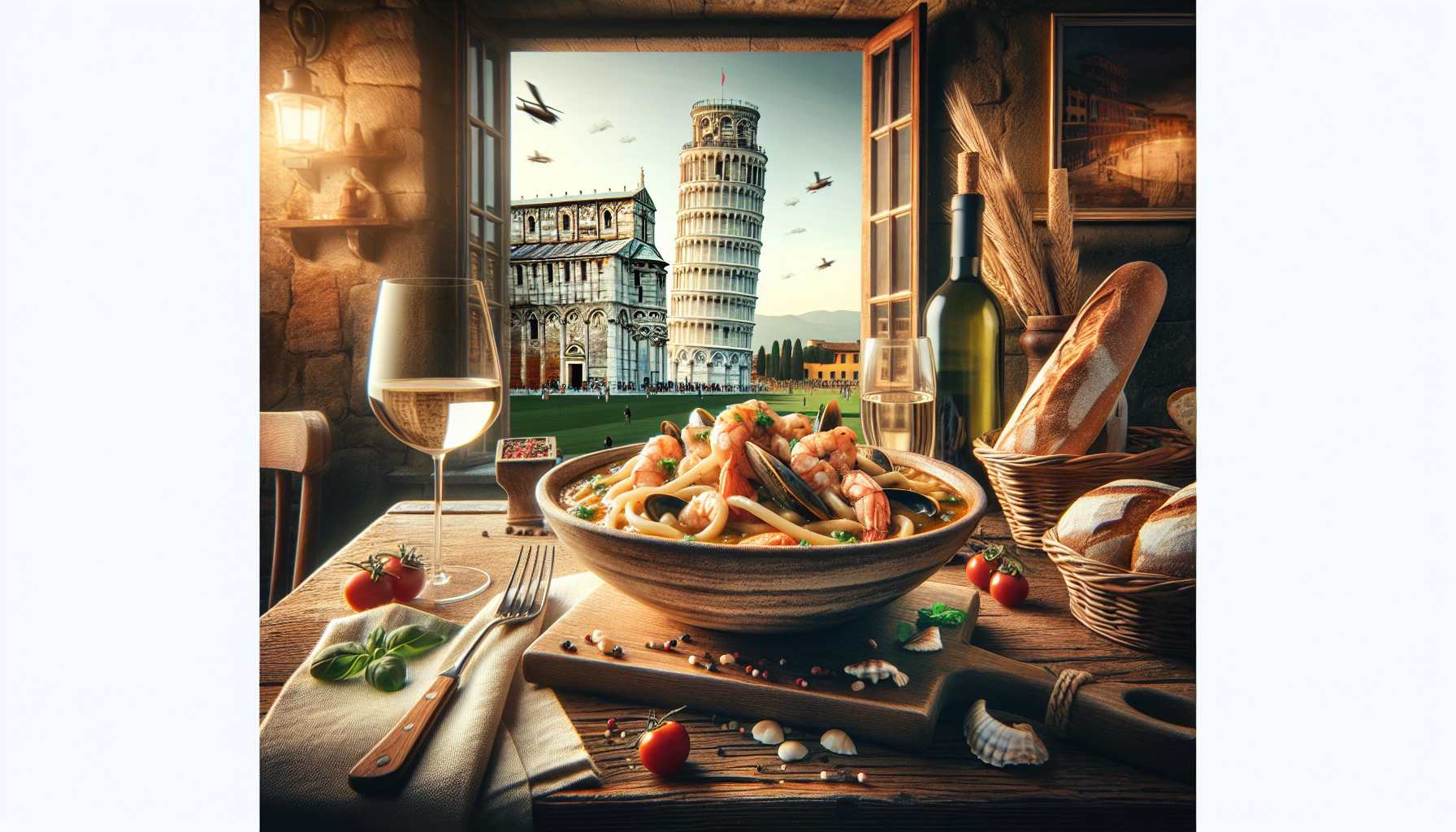 Deliziosi ristoranti di pesce a Pisa con Cacciucco