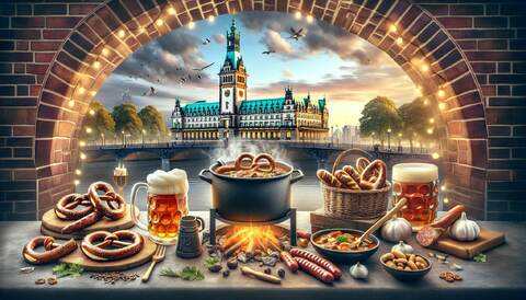 Discover Authentic German Cuisine near Marriott Hamburg