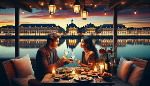 Restaurants Éblouissants près de la Garonne avec Vue