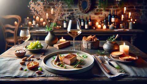 Délices Bordelais : Foie Gras et Sauternes à l'Honneur