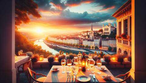 Restaurants à Lyon avec une vue imprenable