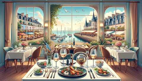 Découvrez Deauville: Restaurants bons et raffinés