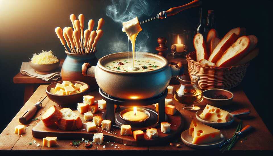 Dégustez le meilleur de la fondue au fromage!>