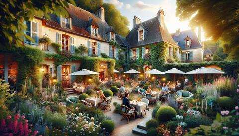 Restaurants à Mennecy avec jardins enchanteurs