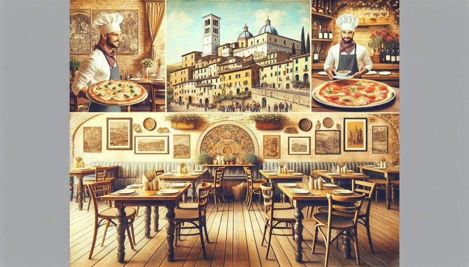 Le migliori trattorie ad Assisi per pranzo e pizza>