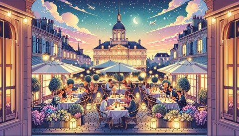 Dîner à Bordeaux: Terrasses enchanteresses
