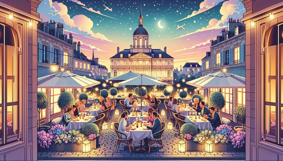 Dîner à Bordeaux: Terrasses enchanteresses>