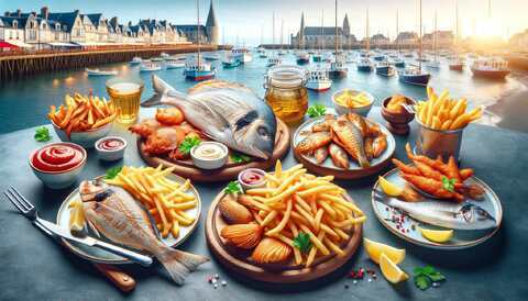 Délices de poisson et frites à Lorient