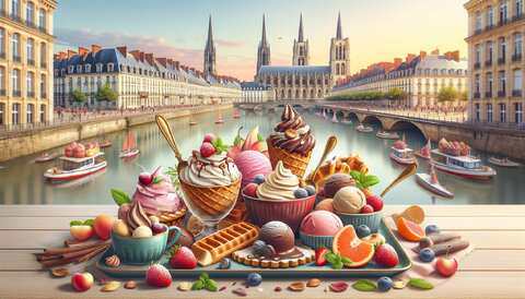 Gourmandises à Nantes : dégustation de desserts glacés