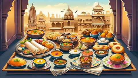 Taste the Best Breakfast and Lunch in India