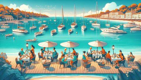 Restaurants à La Grande-Motte : Vue Imbattable sur Mer