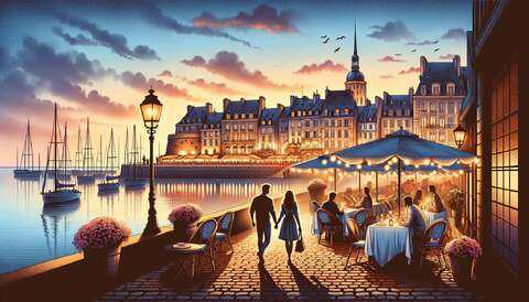 Découvrez les restaurants romantiques de St-Malo