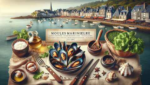 Délices de la mer à Carentan : Moules Marinières