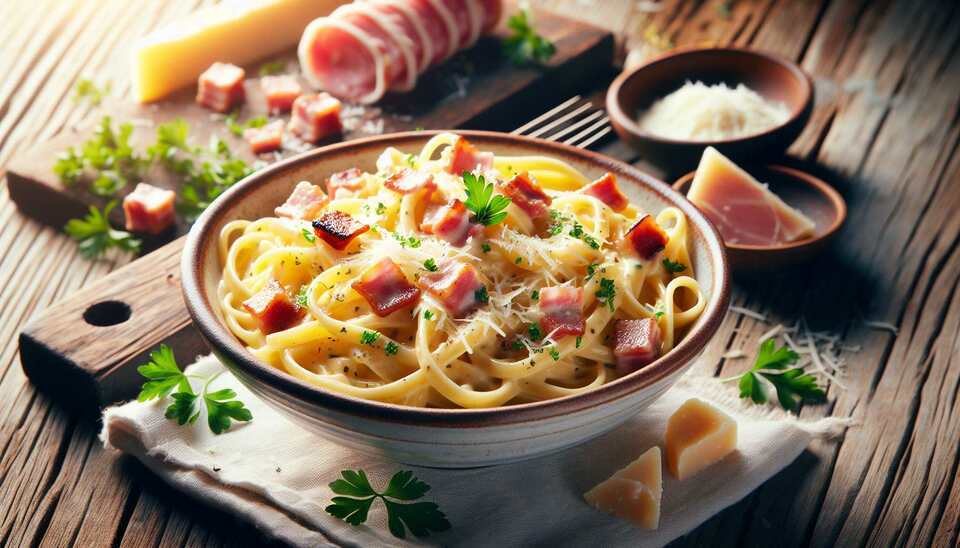 Découvrez les meilleurs pâtes carbonara à Aoste!>