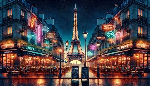 Bars et pubs avec vue imprenable sur la Tour Eiffel
