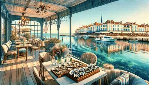 Restaurants avec vue imprenable et délicieux huitres