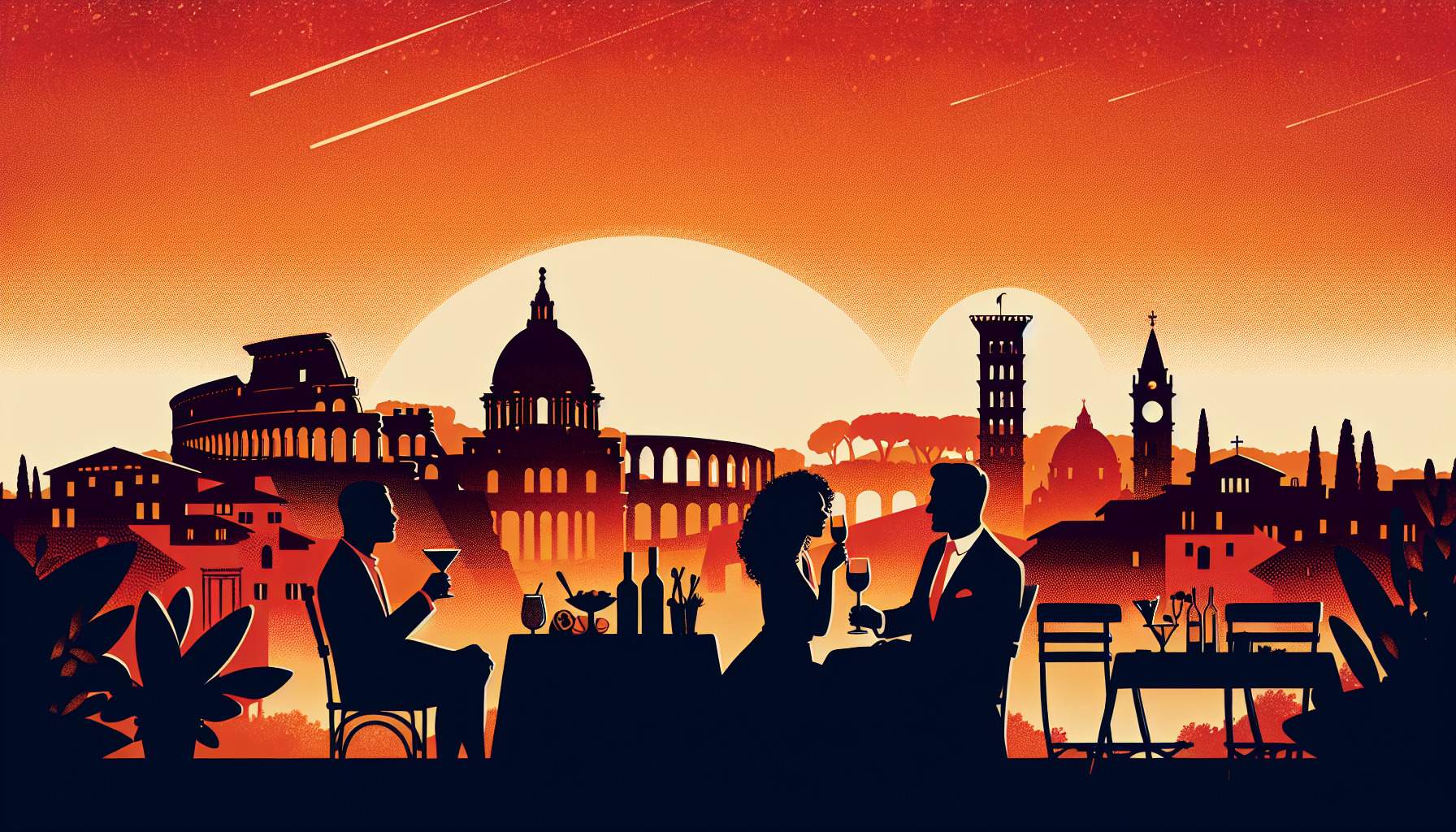 Aperitivo con Vista: I migliori locali a Roma