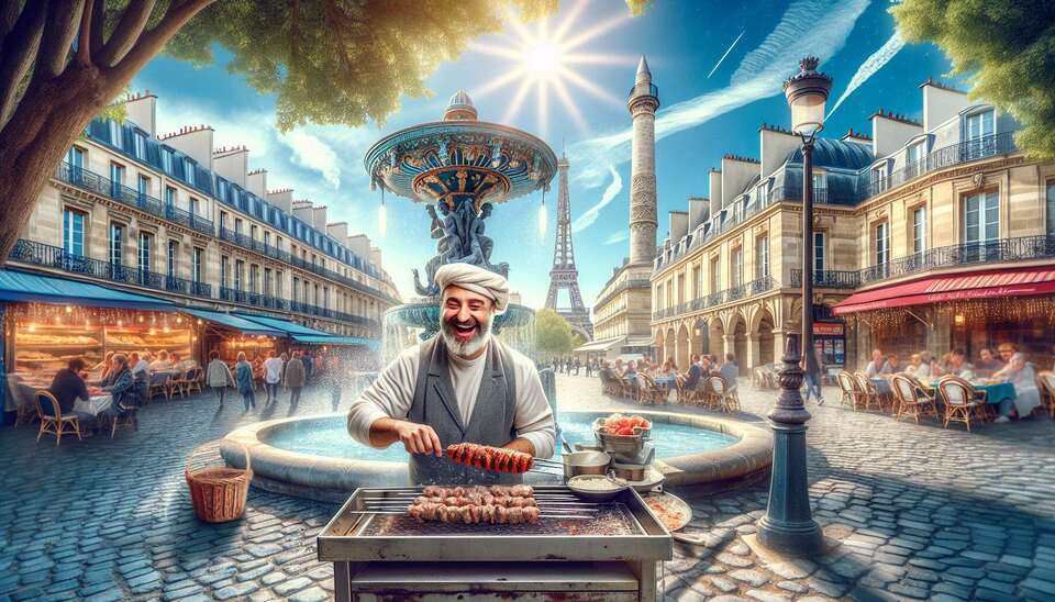 Délicieux Kebabs Turcs près de La Fontaine>