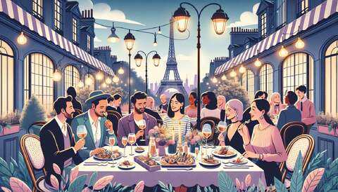 Découvrez des restaurants pour célébrer entre amis”