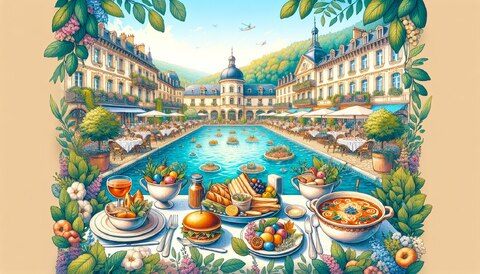 Découvrez des restaurants exquis près des thermes
