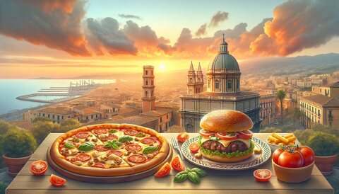 Delizie Gastronomiche a Cagliari: Pizza &amp; Hamburger