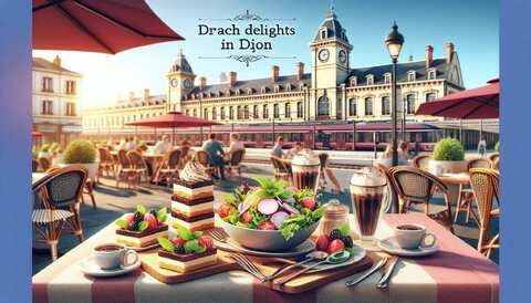 Délices à Dijon : Salades et Desserts près de la Gare