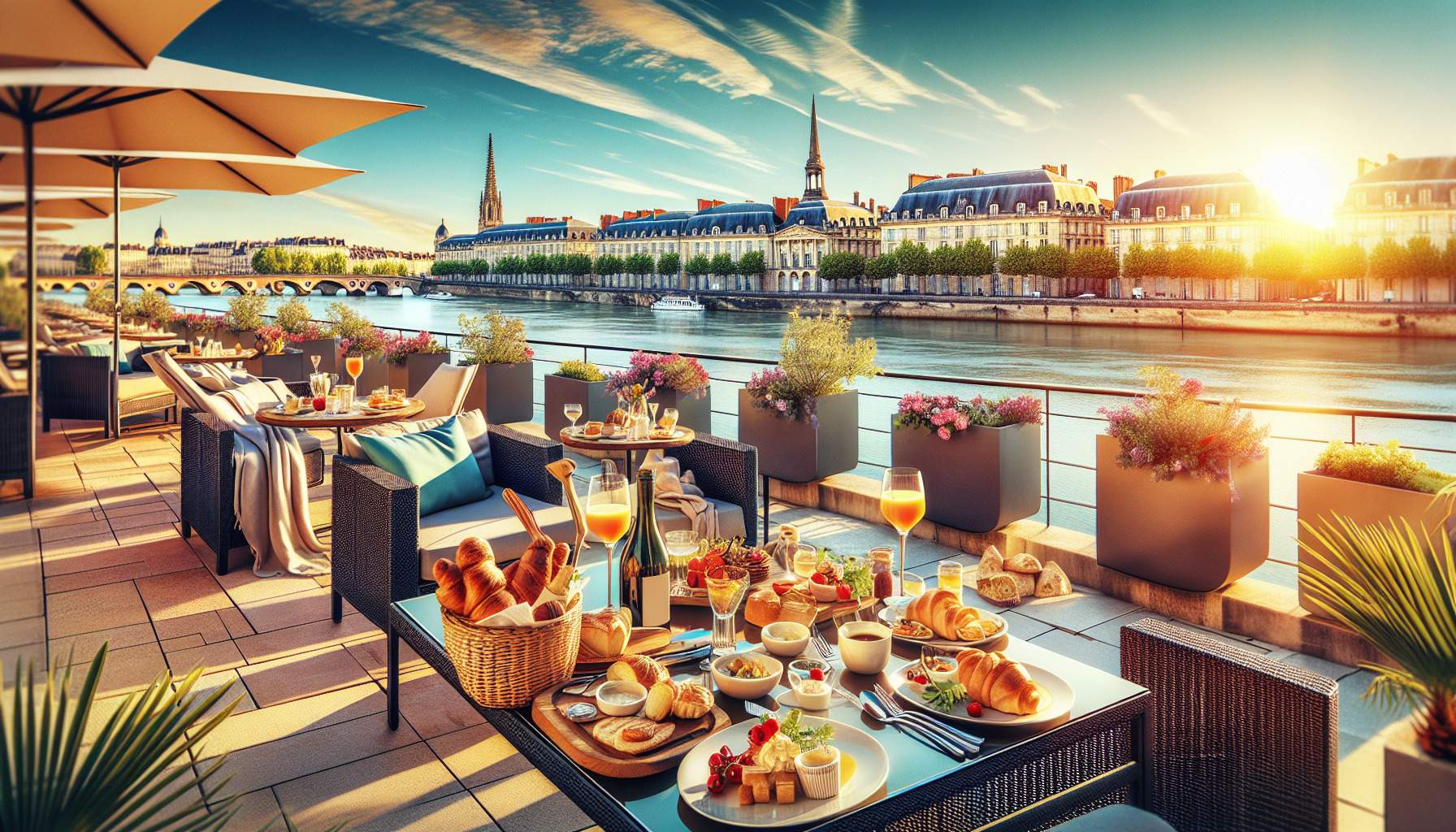 Détente et délices à Bordeaux: Superbes brunchs en terrasse