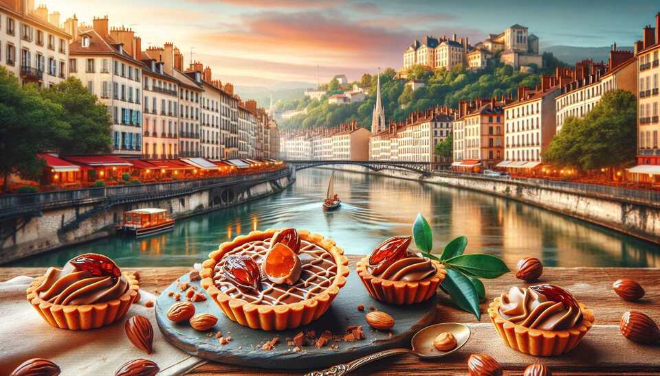 Dégustez la tarte aux pralines à Lyon>