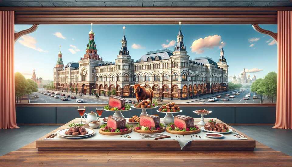 Лучшие рестораны Москвы с блюдами из говядины>