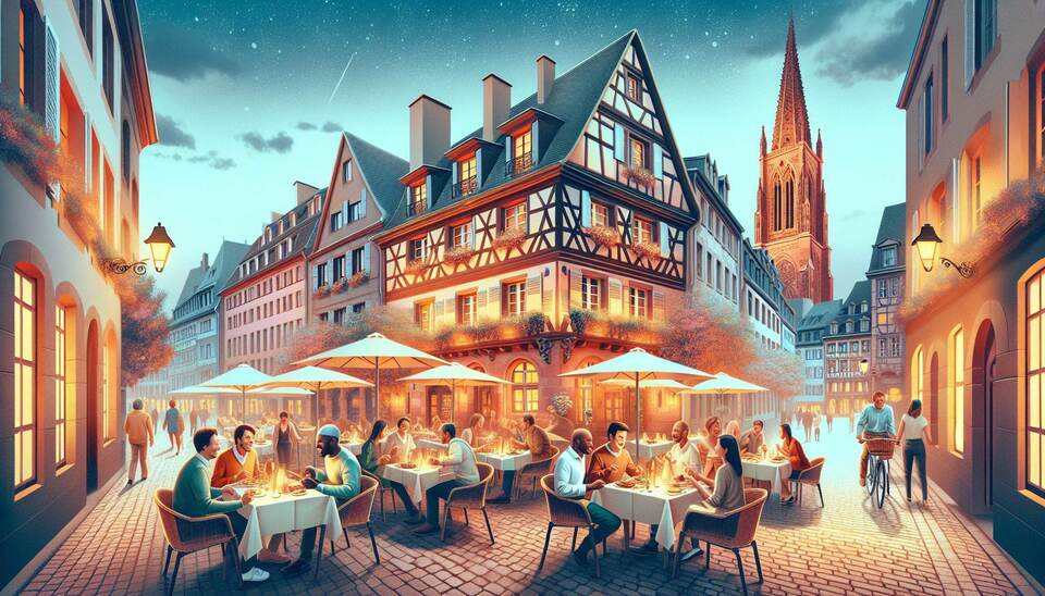 Découvrez des restaurants sympas à Strasbourg !>