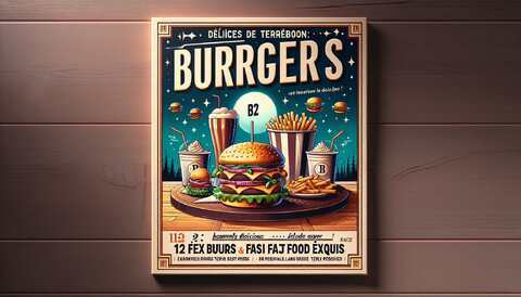 Délices de Terrebonne: Burgers B12 &amp; Fast Food Exquis