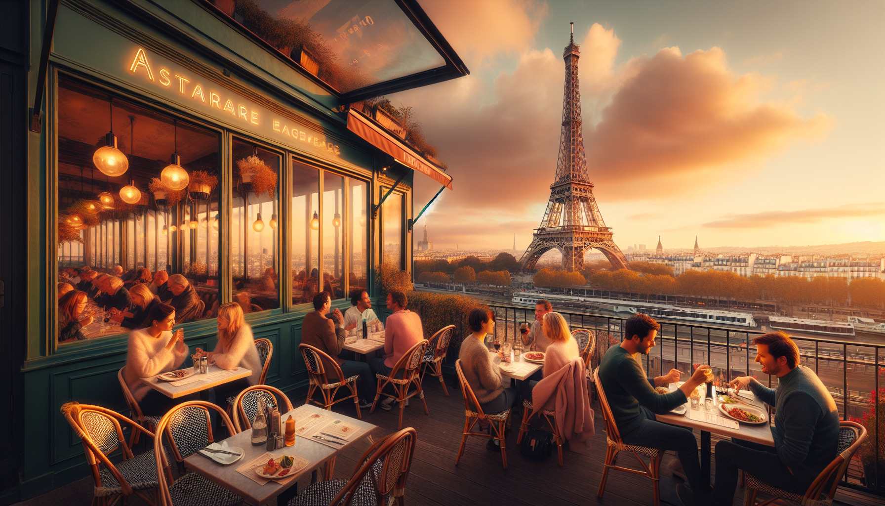 Restaurants abordables avec vue sur la Tour Eiffel