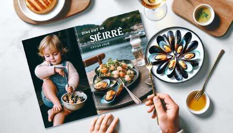 Essayez des restaurants à Sierre: enfant, moule, plat