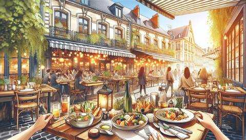 Restaurants à mi-chemin : Savourez le bon goût !