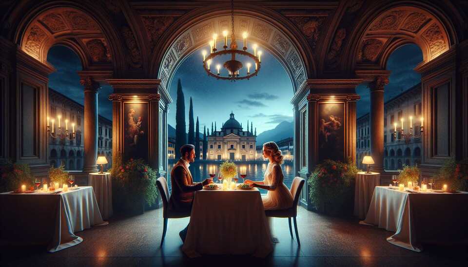 Romantic Dining in Como: Lit for Your Anniversary>