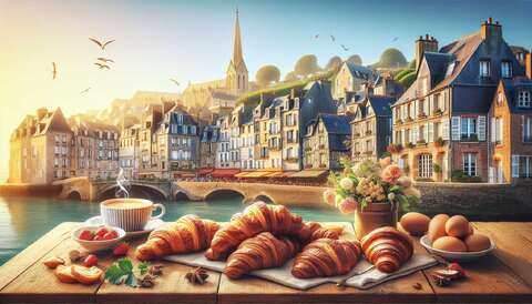 Délices de Croissants à Dives-sur-Mer