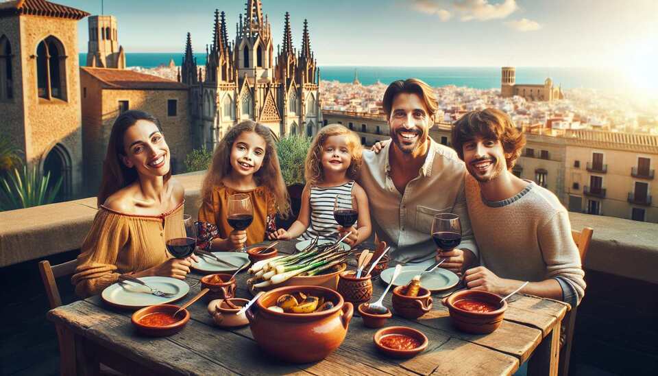 Savor Calçots Outdoors in Beautiful Barcelona>