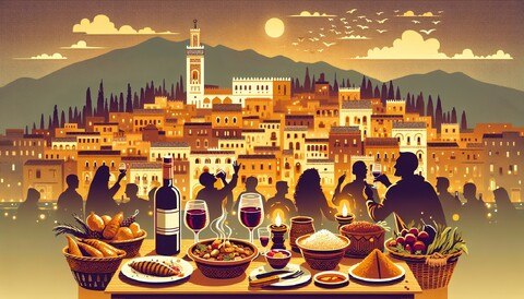Saveurs du Moyen-Orient : Délices culinaires et vins