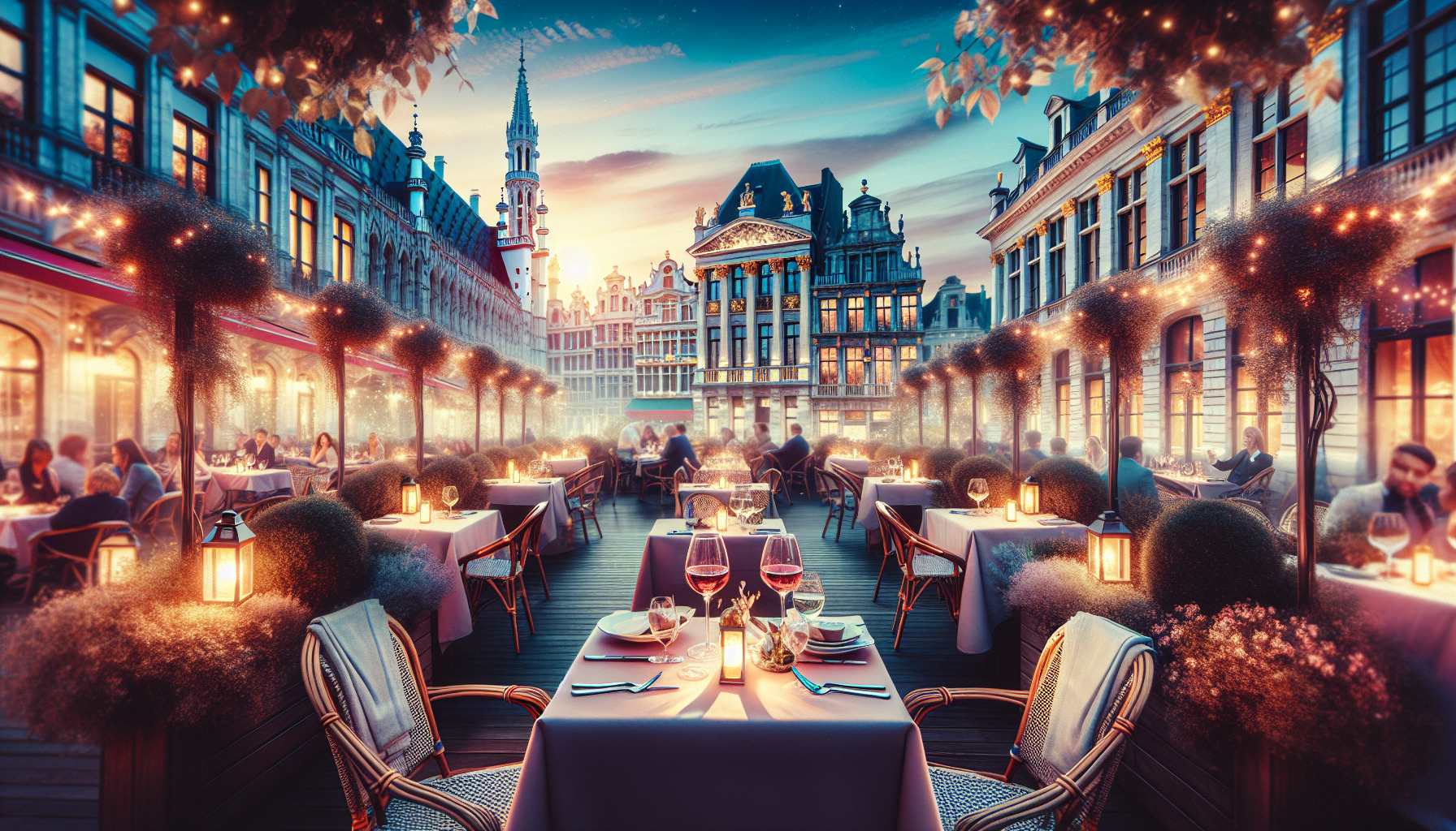 Restaurants Romantiques à Bruxelles avec Terrasse Intime