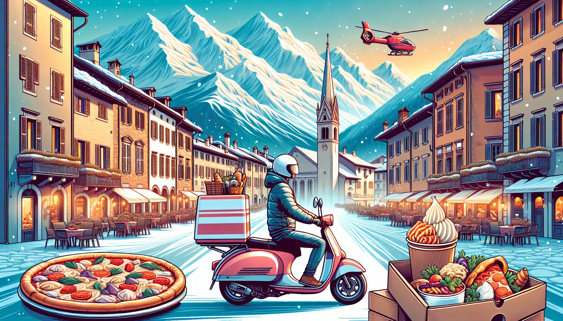 Ristoranti a Aosta: Consegna e Delivery Garantiti
