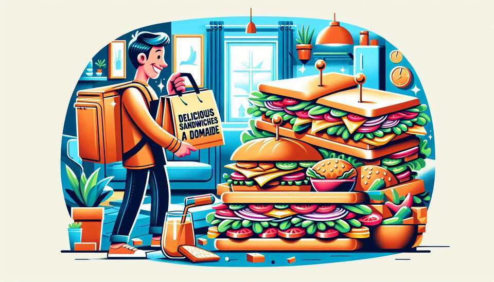 Délicieux Sandwichs à Domicile: Découvrez Nos Adresses>