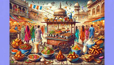 Mouthwatering Indian Street Food Delights Await!