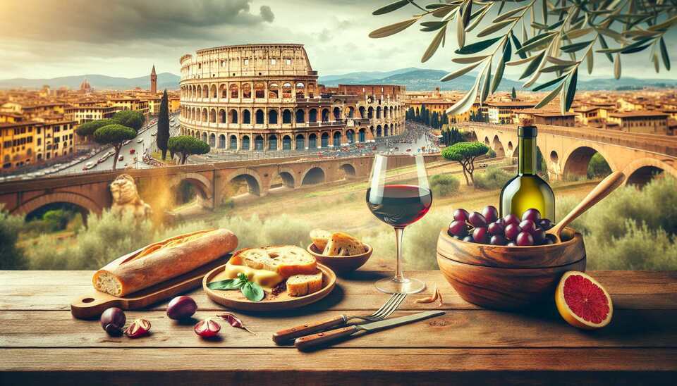 Authentic Tuscan Delights near the Colosseum>