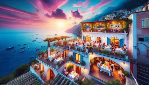 Stunning Restaurants with a View in Praiano
