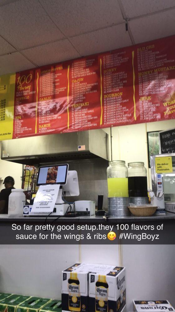 Menu at WING BOYS restaurant, Tampa